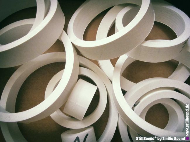 3D gedruckte Maßringe für Halsbänder und Manschetten